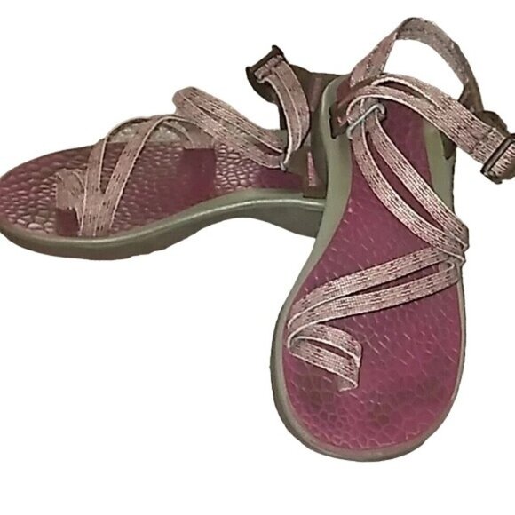 Chaco Zx1 Ecotread Hiking Sandals in Heathered Pink - Picture 1 of 4